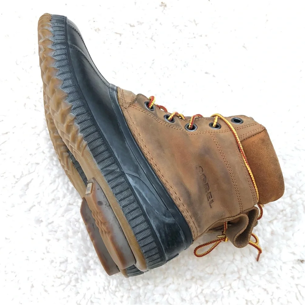 Sorel Leather Duck Boots Mens Sz 8